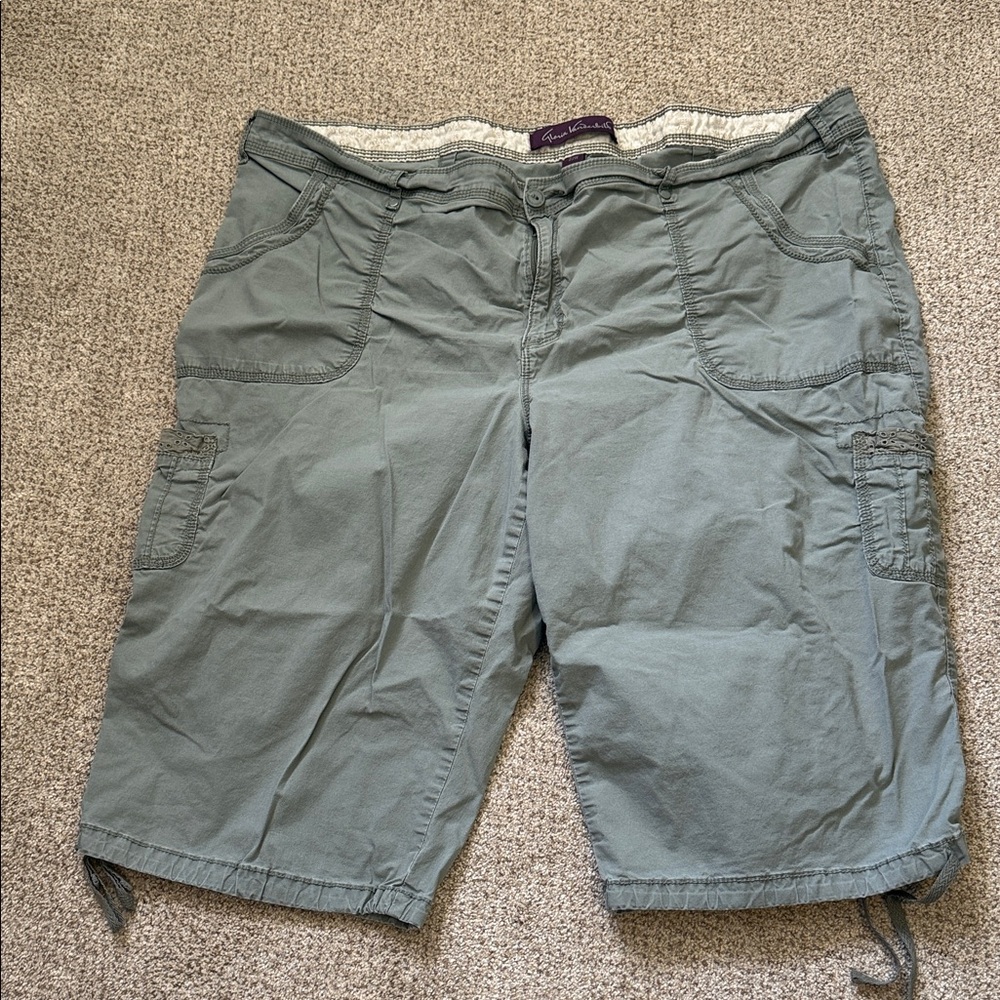 Gloria Vanderbilt Sage Green capris